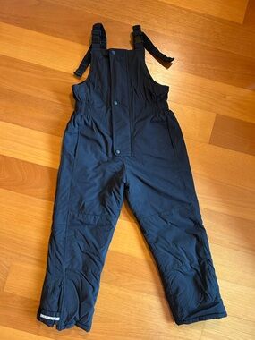 Hanna Anderson Snow Bib Black Kids Size 150
